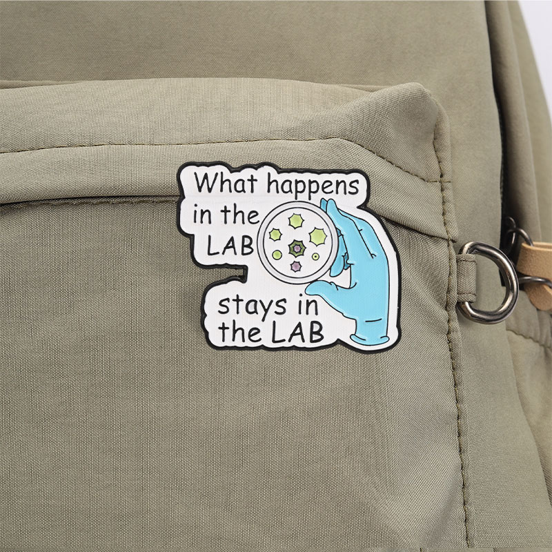 What Happens In The Lab Enamel - Medical Lab Humor review and price