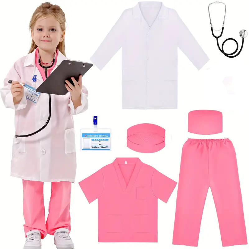 7PCS Kids Doctor Nurse Cosplay - Medical Lab Units review and price