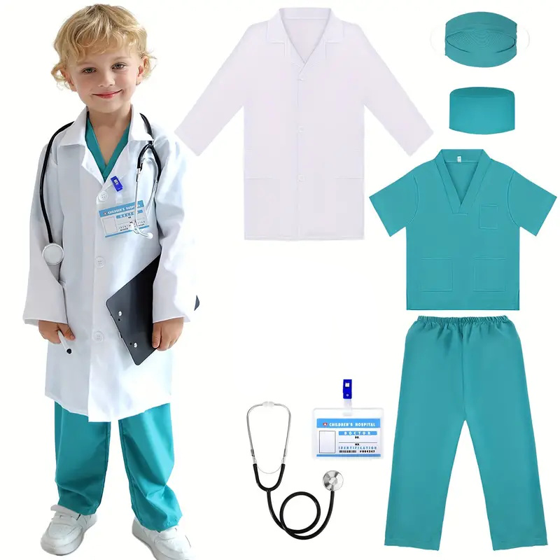 7PCS Kids Doctor Nurse Cosplay - Medical Lab Units review and price