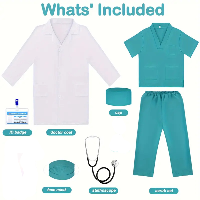 7PCS Kids Doctor Nurse Cosplay - Medical Lab Units review and price