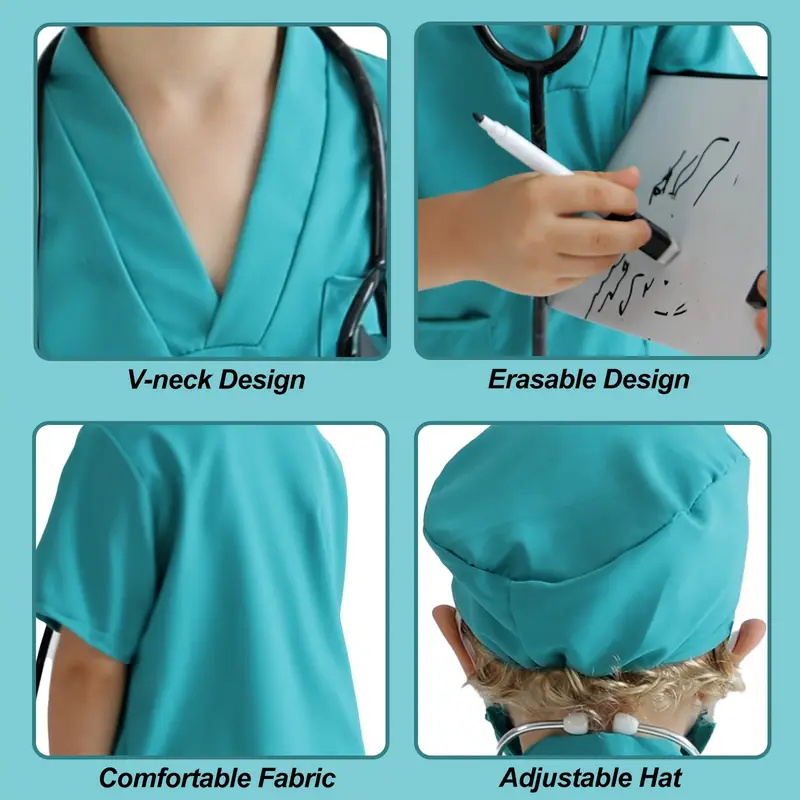 7PCS Kids Doctor Nurse Cosplay - Medical Lab Units review and price